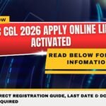 SSC CGL 2026 Apply Online