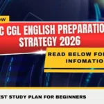SSC CGL English Preparation Strategy 2026
