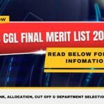 SSC CGL Final Merit List 2026