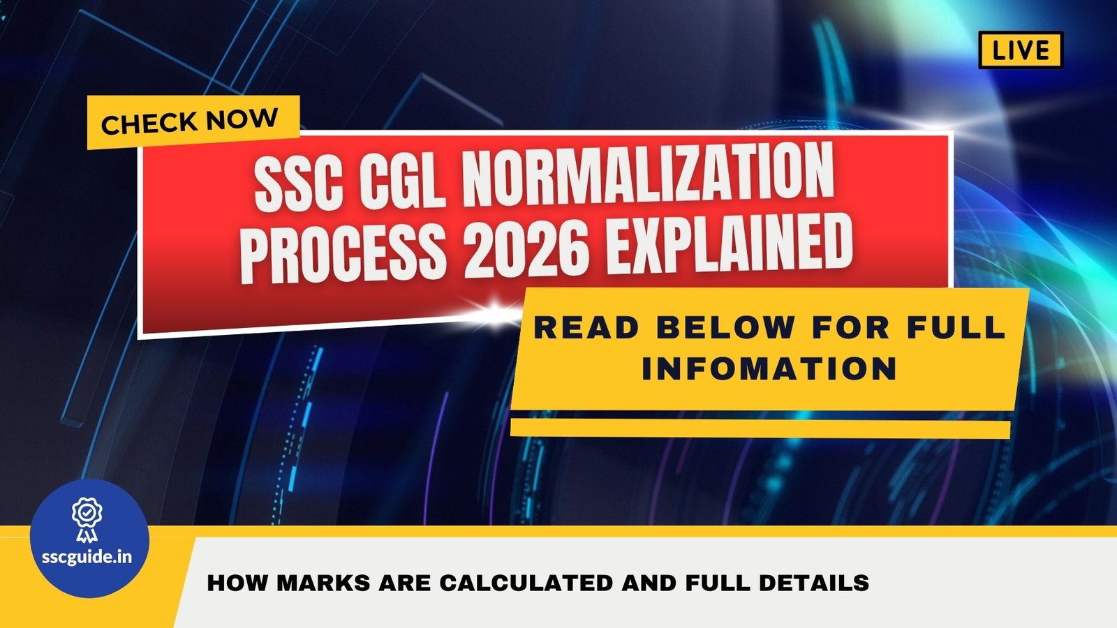 SSC CGL Normalization Process 2026