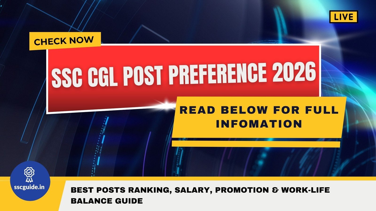 SSC CGL Post Preference 2026
