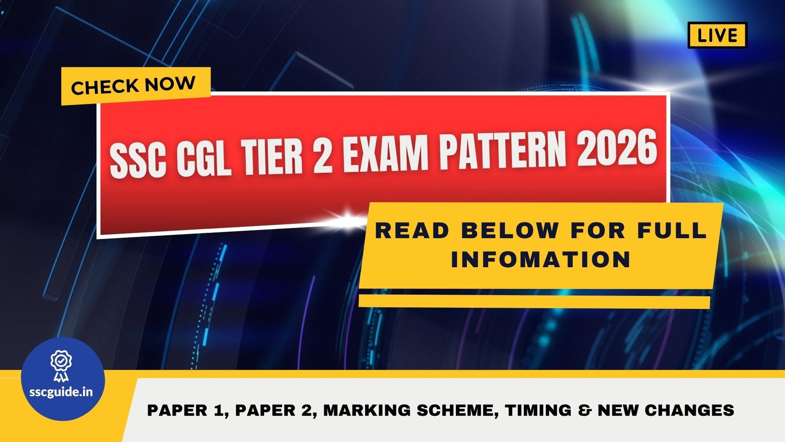 SSC CGL Tier 2 Exam Pattern 2026