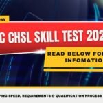 SSC CHSL Skill Test 2026