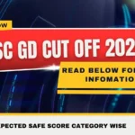SSC GD Cut Off 2026