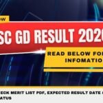 SSC GD Result 2026