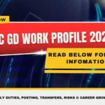 SSC GD Work Profile 2026