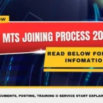 SSC MTS Joining Process 2026
