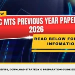 SSC MTS Previous Year Papers 2026