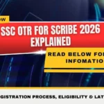 SSC OTR for Scribe 2026