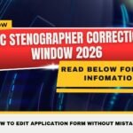 SSC Stenographer Correction Window 2026