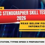 SSC Stenographer Skill Test 2026