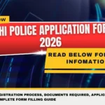 Delhi Police Application Form 2026