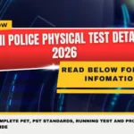 Delhi Police Physical Test Details 2026