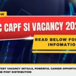 SSC CAPF SI Vacancy 2026