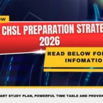 SSC CHSL Preparation Strategy 2026