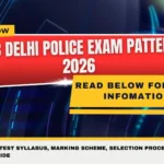 SSC Delhi Police Exam Pattern 2026