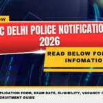 SSC Delhi Police Notification 2026