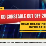 SSC GD Constable Cut Off 2026