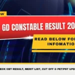SSC GD Constable Result 2026