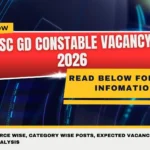 SSC GD Constable Vacancy 2026