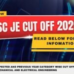 SSC JE Cut Off 2026