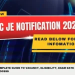 SSC JE Notification 2026