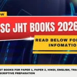 SSC JHT Books 2026