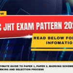 SSC JHT Exam Pattern 2026