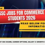 SSC Jobs For Commerce Students 2026
