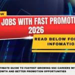 SSC Jobs With Fast Promotion 2026