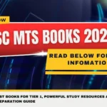 SSC MTS Books 2026