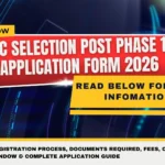 SSC Selection Post Phase 12 Application Form 2026