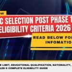 SSC Selection Post Phase 12 Eligibility Criteria 2026