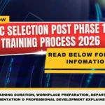 SSC Selection Post Phase 12 Training Process 2026