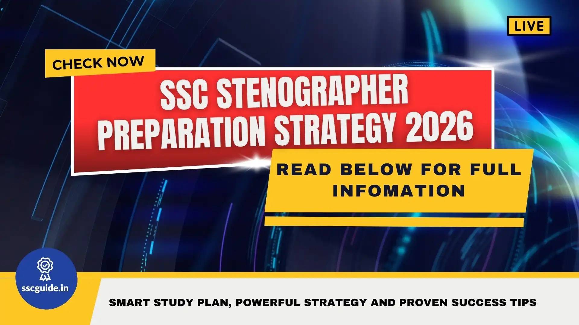 SSC Stenographer Preparation Strategy 2026